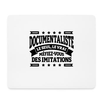 DOCUMENTALISTE LE SEUL LE VRAI - Tapis de souris (format paysage) - blanc - Devant