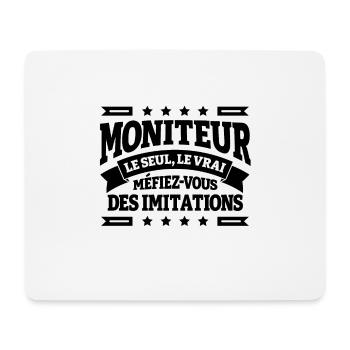MONITEUR LE SEUL LE VRAI - Tapis de souris (format paysage) - blanc - Devant