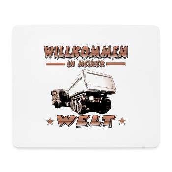 Truck - Mousepad (Querformat) - Weiß - Vorne