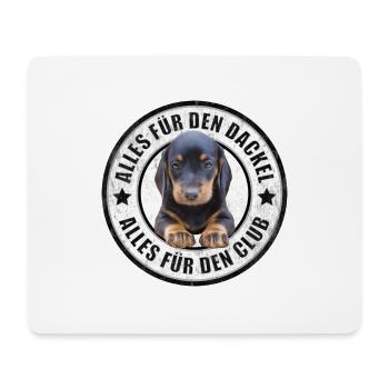 Dackel - Dachshund - Alles für den Dackel - Mousepad (Querformat) - Weiß - Vorne