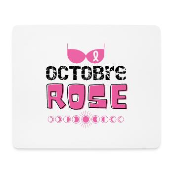 Pink October Fight against breast cancer - Mouse Pad (horizontal) - white - Front