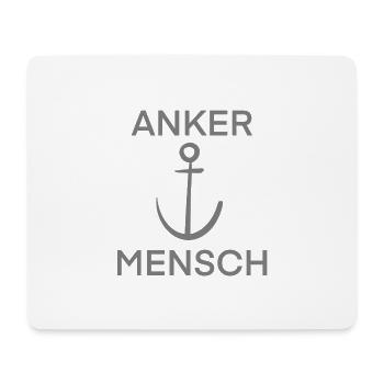 Anker Mensch / Maritim / Captain / Kapitän / Liebe - Mousepad (Querformat) - Weiß - Vorne