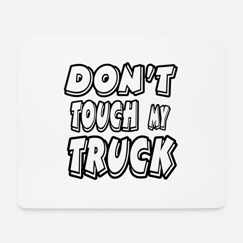 Truck - Mousepad (Querformat) - Weiß