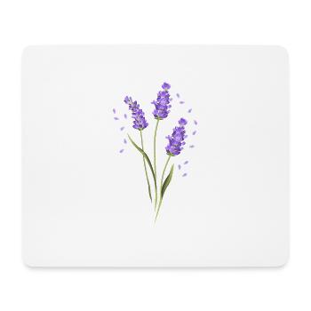 Flower Purple Lavender Summer Flower Gift Idea - Mouse Pad (horizontal) - white - Front