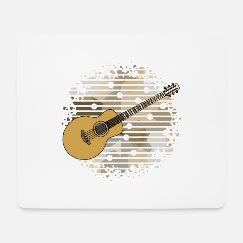 Guitar - Mouse Pad (horizontal) - white