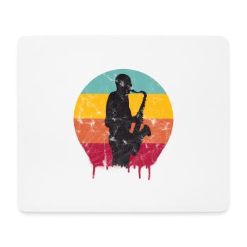 Jazz - Tapis de souris (format paysage) - blanc - Devant