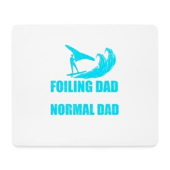 Surfer I'm a Foiling Dad Just like a normal dad - Mouse Pad (horizontal) - white - Front