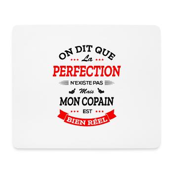 COPAIN PARFAIT - Tapis de souris (format paysage) - blanc - Devant