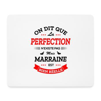 MARRAINE PARFAITE - Tapis de souris (format paysage) - blanc - Devant
