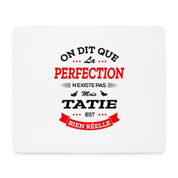 TATIE PARFAITE - Tapis de souris (format paysage) - blanc - Devant