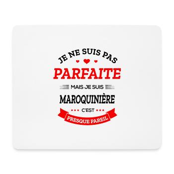 MAROQUINIÈRE PARFAITE - Tapis de souris (format paysage) - blanc - Devant