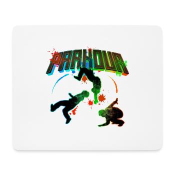 Parkour Freerunner Traceur Le Parcourshirt - Tapis de souris (format paysage) - blanc - Devant