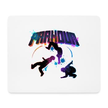 Parkour Freerunner Traceur Le Parcourshirt - Tapis de souris (format paysage) - blanc - Devant