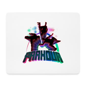 Parkour Freerunner Traceur Le Parcourshirt - Tapis de souris (format paysage) - blanc - Devant