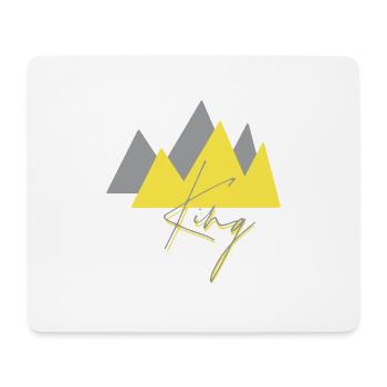 Mountains Minimalist Ultimate Gray Illuminating - Mouse Pad (horizontal) - white - Front
