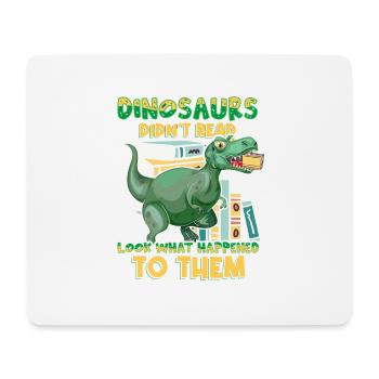 Cool Dinosaurs Shirt Designs for Kids Must have - Mouse Pad (horizontal) - white - Front