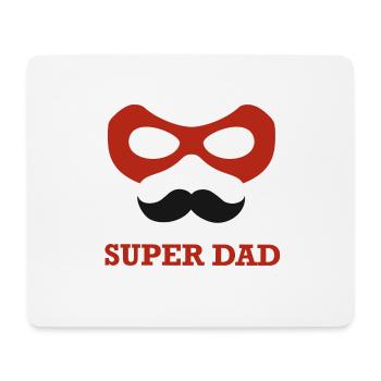 Super dad, dad of the year - Mouse Pad (horizontal) - white - Front