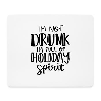 Full of Holiday Spirit - Mouse Pad (horizontal) - white - Front