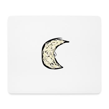 Symbole de la Lune - Tapis de souris (format paysage) - blanc - Devant