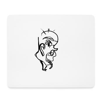 abstrakte kunst - Mousepad (Querformat) - Weiß - Vorne