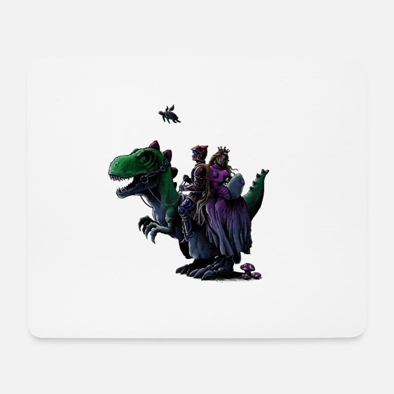 Mario realistisch - Mousepad (Querformat) - Weiß