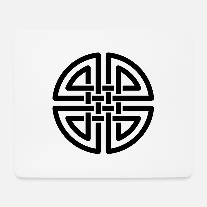 Keltische Knoten - Mousepad (Querformat) - Weiß