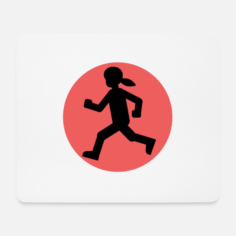 ein Geschenk für einen Läufer - Mousepad (Querformat) - Weiß