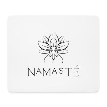 Namaste Lotus Idée Cadeau Spiritualité Yoga Amour - Tapis de souris (format paysage) - blanc - Devant