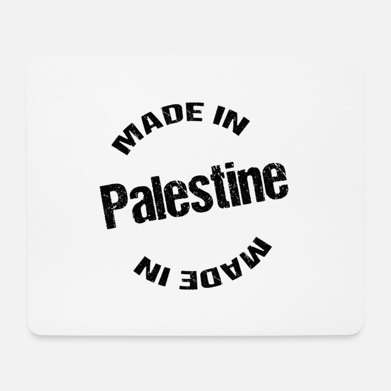 Made in Palestine - Mouse Pad (horizontal) - white