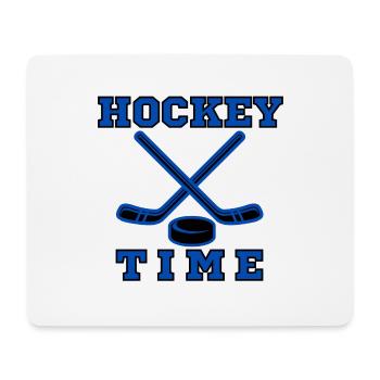 Hockey Time Originelle Geschenkidee - Mousepad (Querformat) - Weiß - Vorne