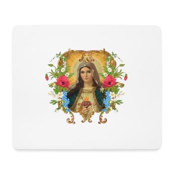 Virgin Mary holly mary - Mouse Pad (horizontal) - white - Front