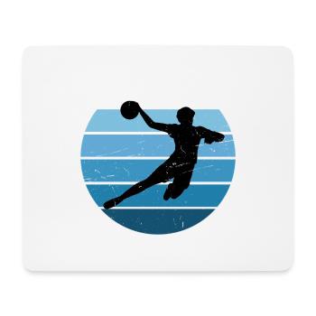 Handballer Handball Kinder Handballspieler Herren - Mousepad (Querformat) - Weiß - Vorne