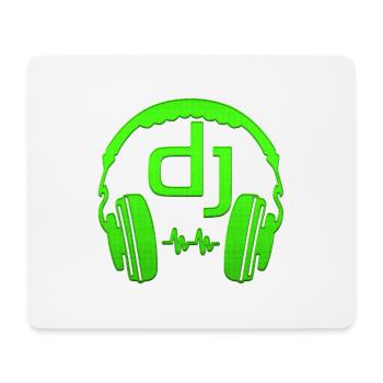 Kopfhörer-Musik-DJ - Mousepad (Querformat) - Weiß - Vorne