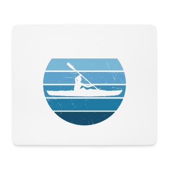Canoe Men Kayaking Kayak Kayak Women - Mouse Pad (horizontal) - white - Front