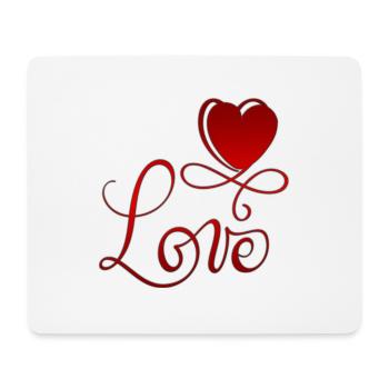 Valentine's Day Valentine's Day - Mouse Pad (horizontal) - white - Front