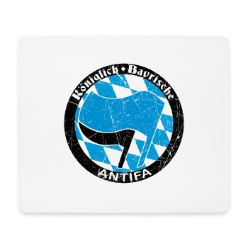 antifa - Mousepad (Querformat) - Weiß - Vorne