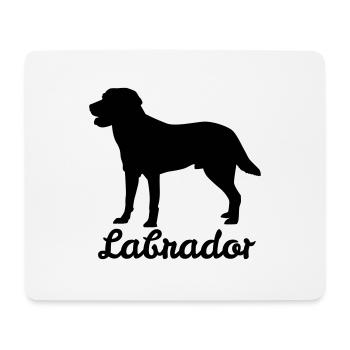 Labrador Retriever - Hund Geschenk Labbi - Mousepad (Querformat) - Weiß - Vorne