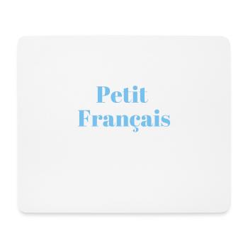 Petit Français - Tapis de souris (format paysage) - blanc - Devant