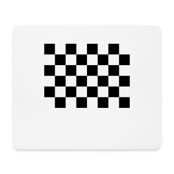 Racing Chequered Flag Racing Flag Motorsport Cars - Mouse Pad (horizontal) - white - Front