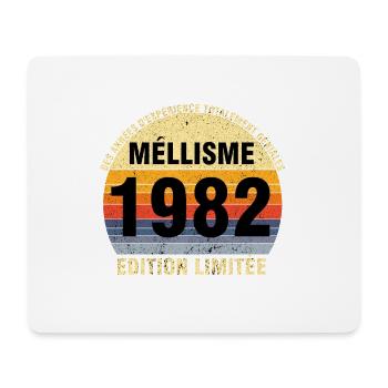 Millésime 1982 Cadeau Anniversaire vintage 1982 - Tapis de souris (format paysage) - blanc - Devant