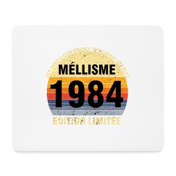 Millésime 1984 Cadeau Anniversaire vintage 1984 - Tapis de souris (format paysage) - blanc - Devant