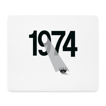1974 Année de naissance - Tapis de souris (format paysage) - blanc - Devant