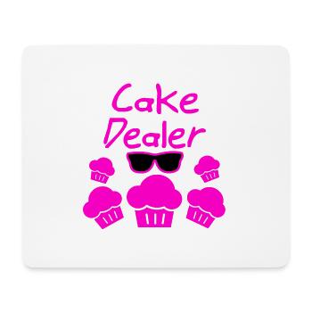 Kuchen - Mousepad (Querformat) - Weiß - Vorne