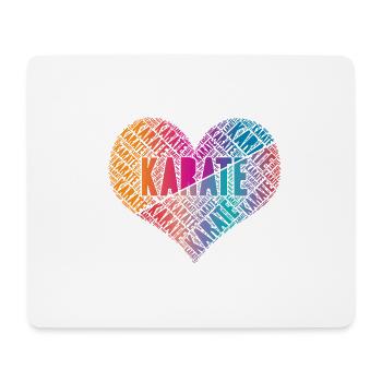 Karaté Arts Martiaux Arts Martiaux Arts Martiaux - Tapis de souris (format paysage) - blanc - Devant