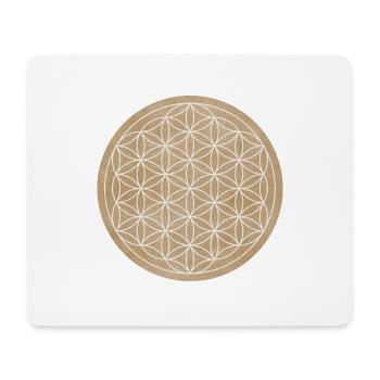 SYMBOL - FLOWER of LIFE - positive ENERGY - Mouse Pad (horizontal) - white - Front