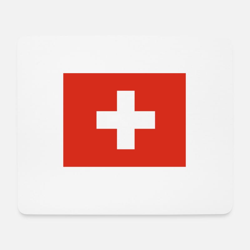 Switzerland - Mouse Pad (horizontal) - white
