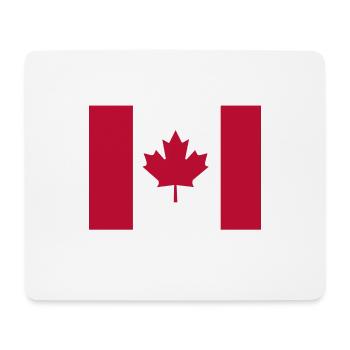 Drapeau du Canada - Tapis de souris (format paysage) - blanc - Devant