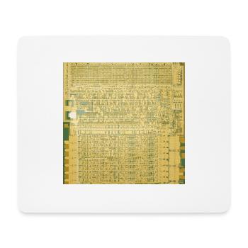 MOS 6502 - Mousepad (Querformat) - Weiß - Vorne