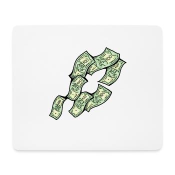 Big money flying to you for wealth and prosperity. - Mouse Pad (horizontal) - white - Front