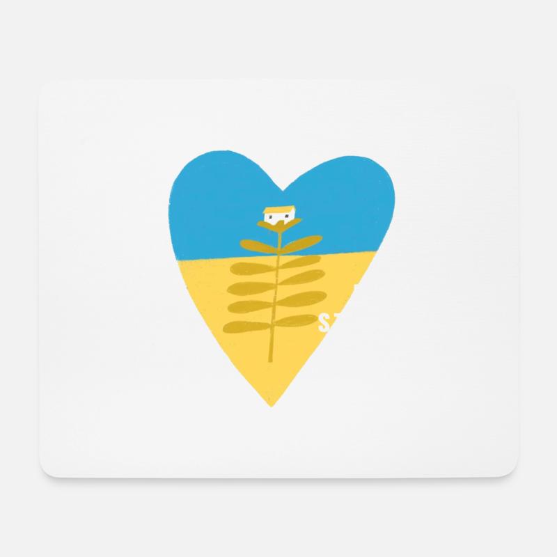Ukraine - Mousepad (Querformat) - Weiß
